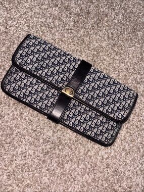 Vintage Dior Oblique Monogram Canvas Leather Belt Bag, great condition